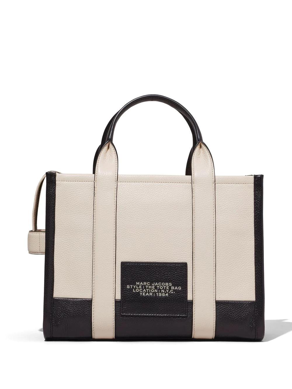 Bolso Marc Jacobs blanco The Small Tote Ivory Mult