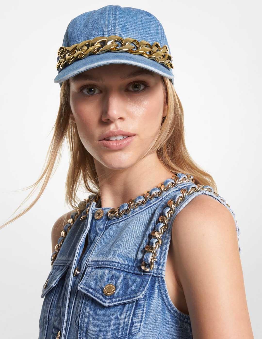 Gorra Michael Kors azul Baseball Chain