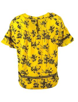 Blusa Michael Kors amarilla y negra de flores