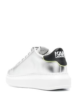 Sneakers Karl Lagerfeld plateados Kapri Metal Maison