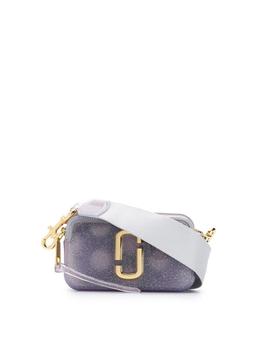 Bolso Marc Jacobs gris plateado The Jelly Glitter Snapshot