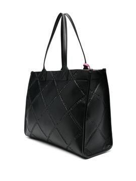 Bolso Karl Lagerfeld negro K skuare embossed lg to