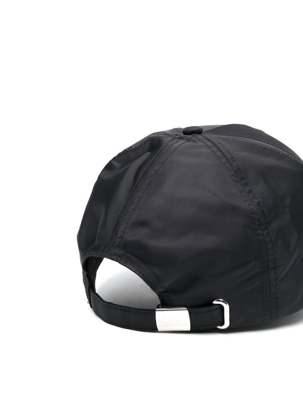 Gorra Karl Lagerfeld negro rsg nylon cap