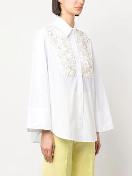 Camisa PAROSH blanca Canyox23 floral