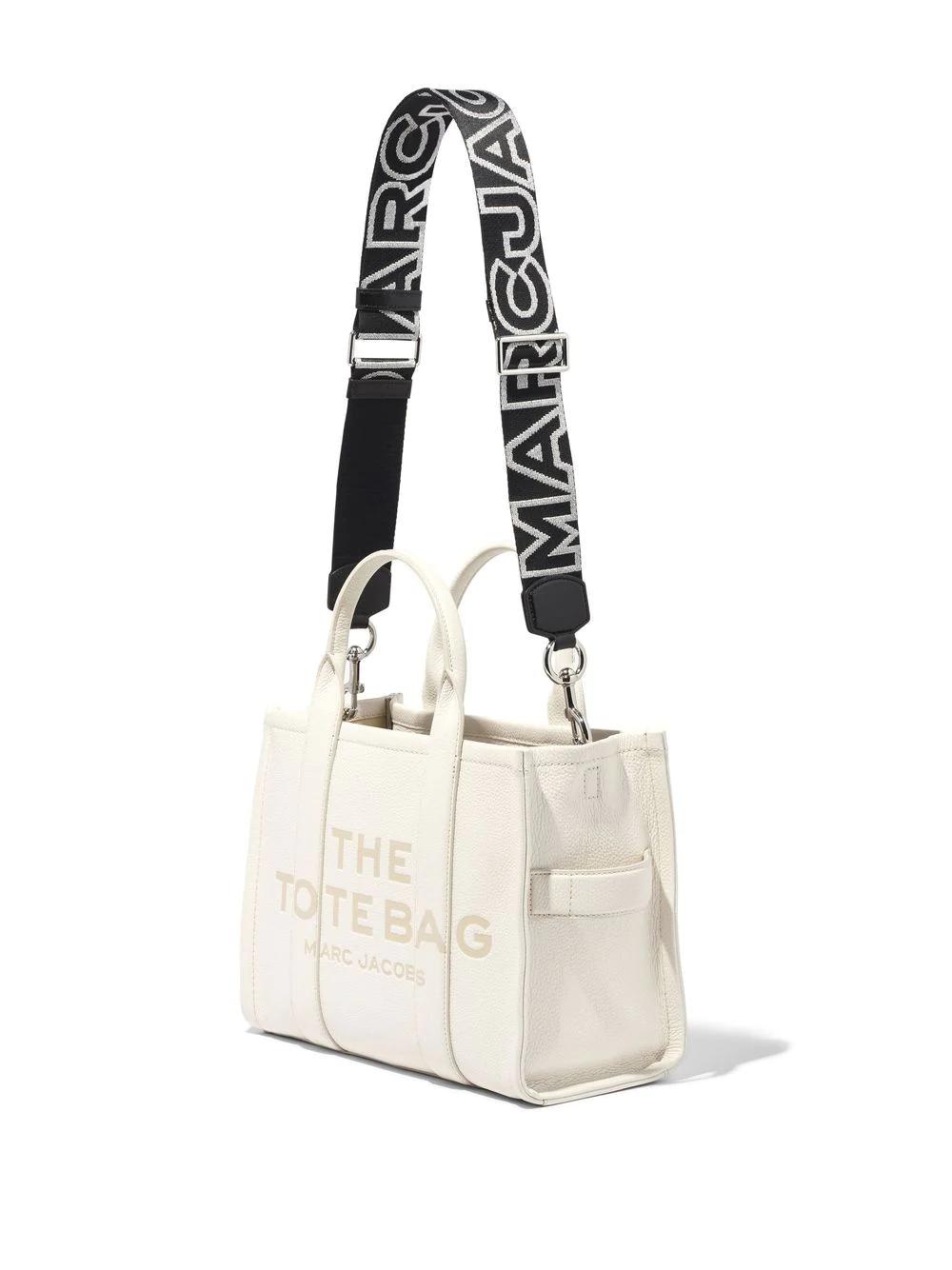 Correa Marc Jacobs negra plateada The Strap