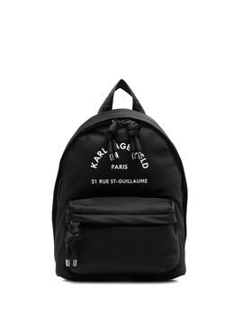 Mochila Karl Lagerfeld negra rsg nylon backpack