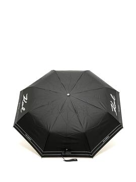 Paraguas Karl Lagerfeld negro K signature sm umbre
