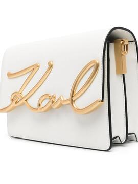 Bolso Karl Lagerfeld blanco K signature sb