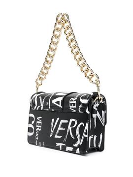 Bolso Versace Jeans Couture negro Doodle Logo cros