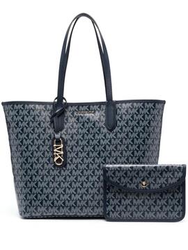 Bolso Michael Kors azul navy Eliza LG Open Tote