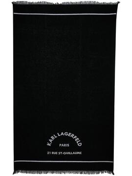 Toalla Karl Lagerfeld negra K rsg beach towel
