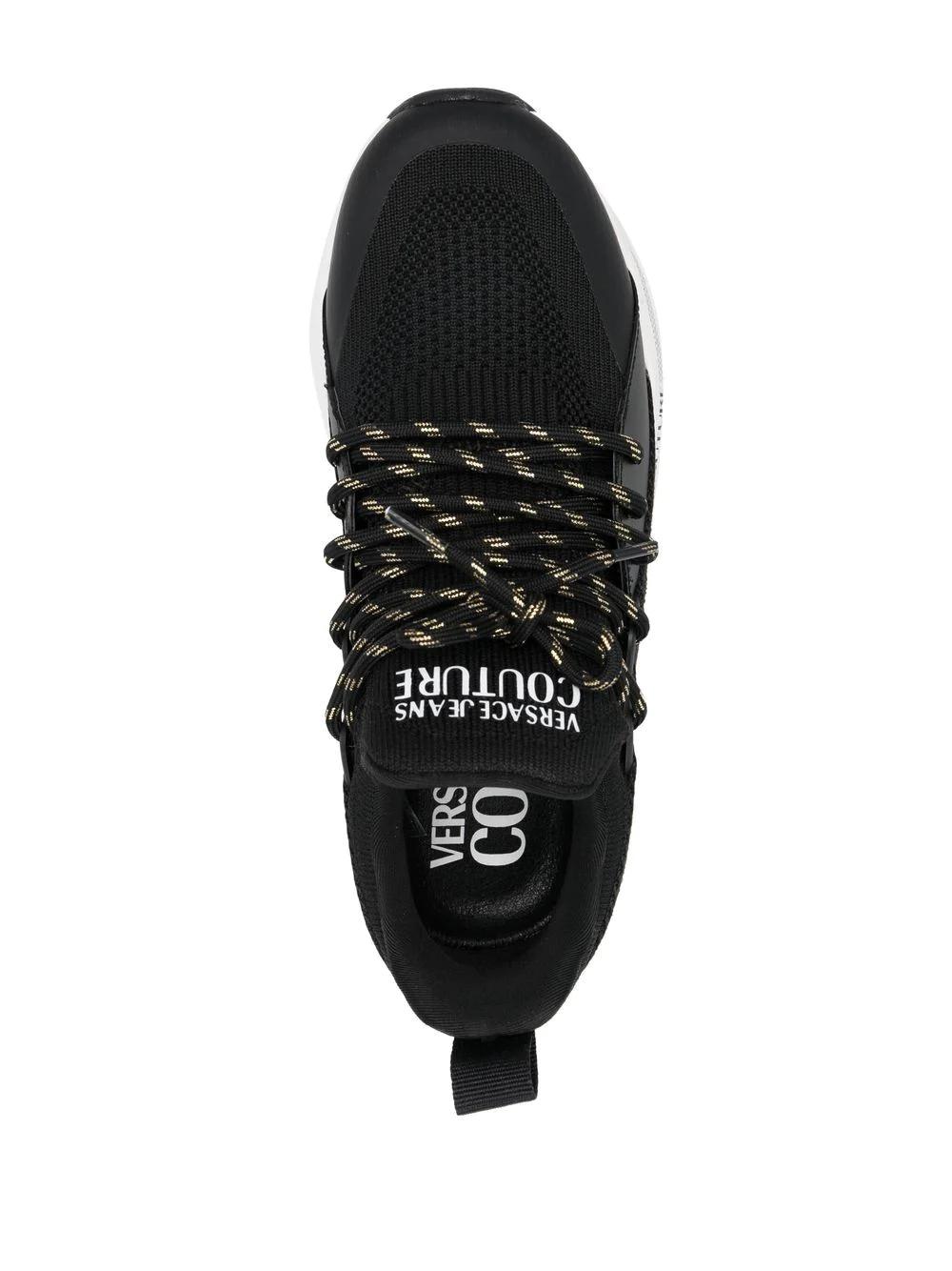 Zapatillas Versace Couture negra dynamic gummy