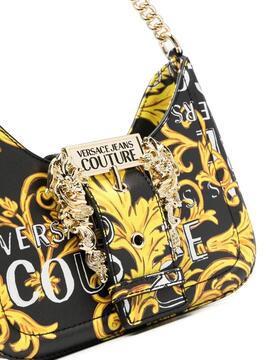 Bolso Versace Couture negro y oro sketch chain sa