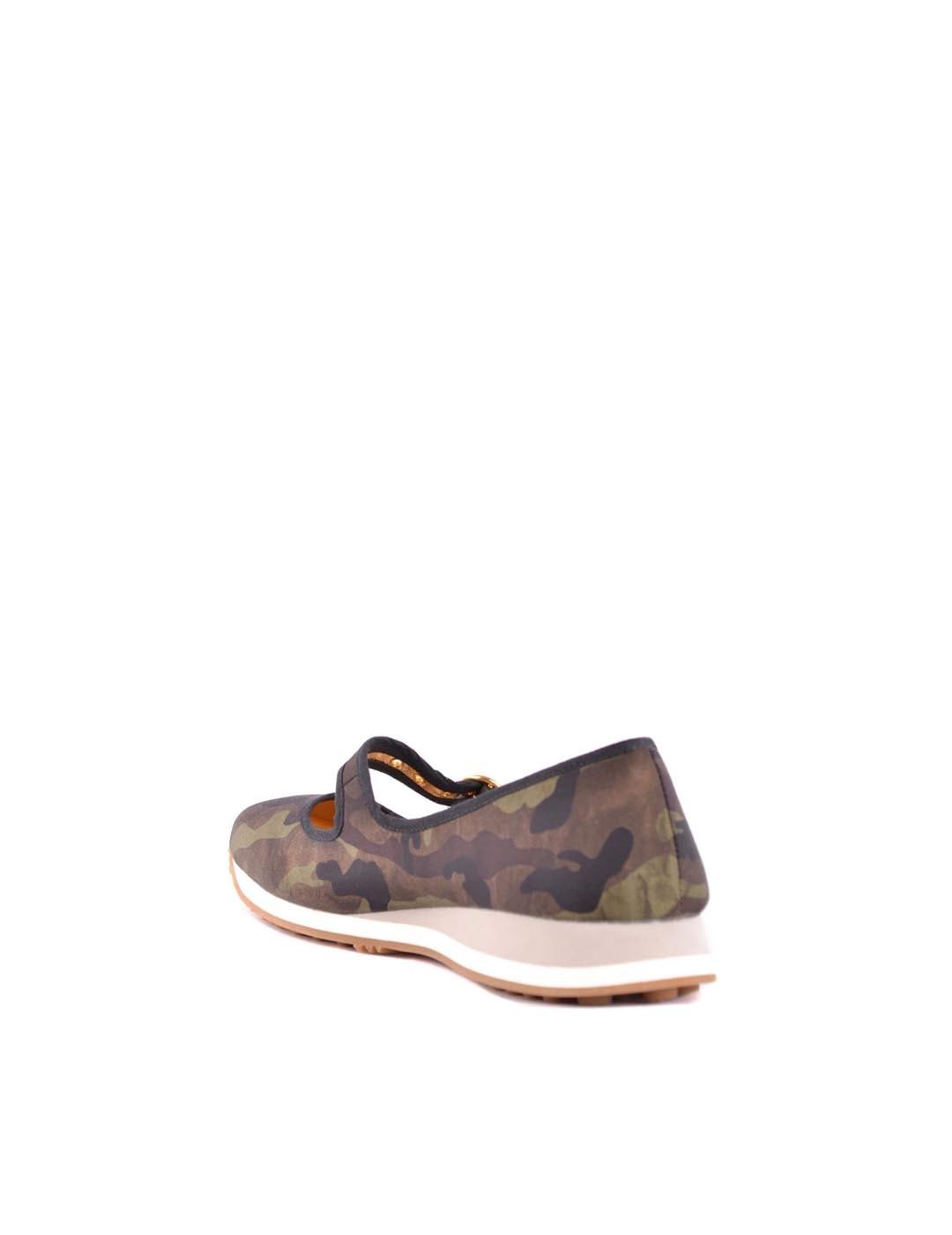 Zapatos Car Shoe verde marrón Camuflaje Mimético