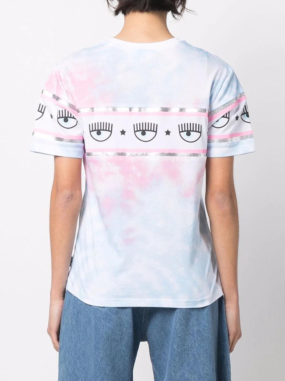 Camiseta Chiara Ferragni Logo Ojo Tie Die