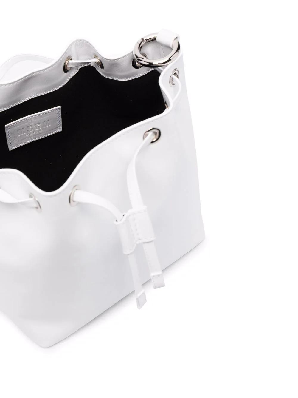 Bolso MSGM bombonera blanca