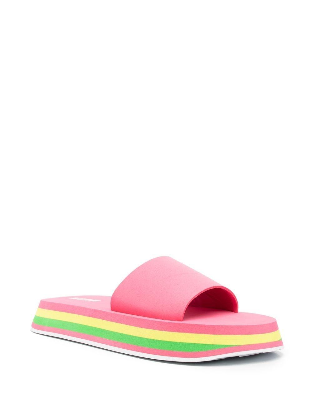 Palas MSGM Fuchsia Flip Flops