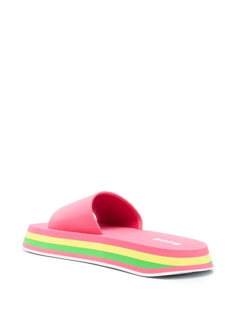Palas MSGM Fuchsia Flip Flops