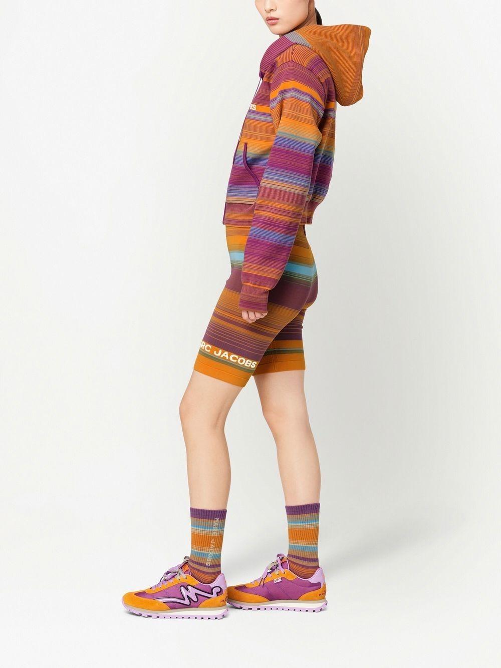 Sudadera rayas The Cropped Zip Hoodie