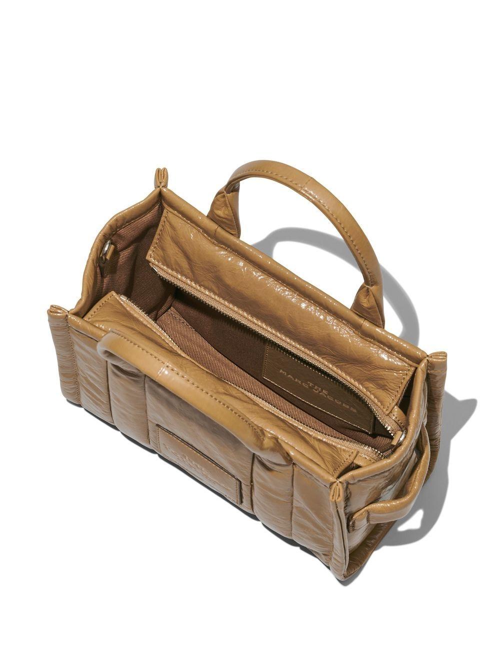 Bolso Marc Jacobs Light Brown The Small Tote Shiny