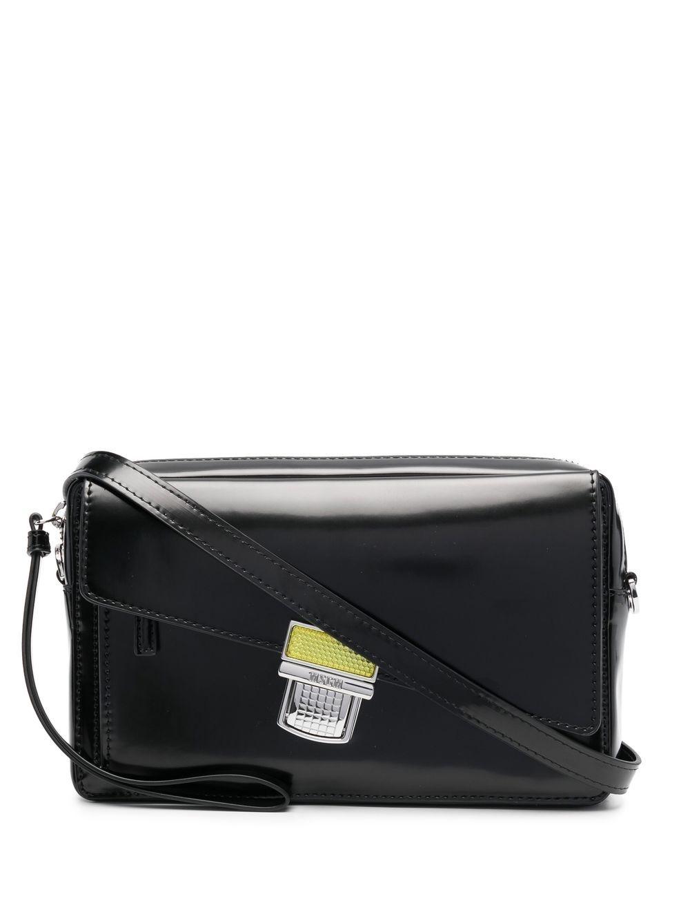 Bolso MSGM negro bandolera Flap Crossbody