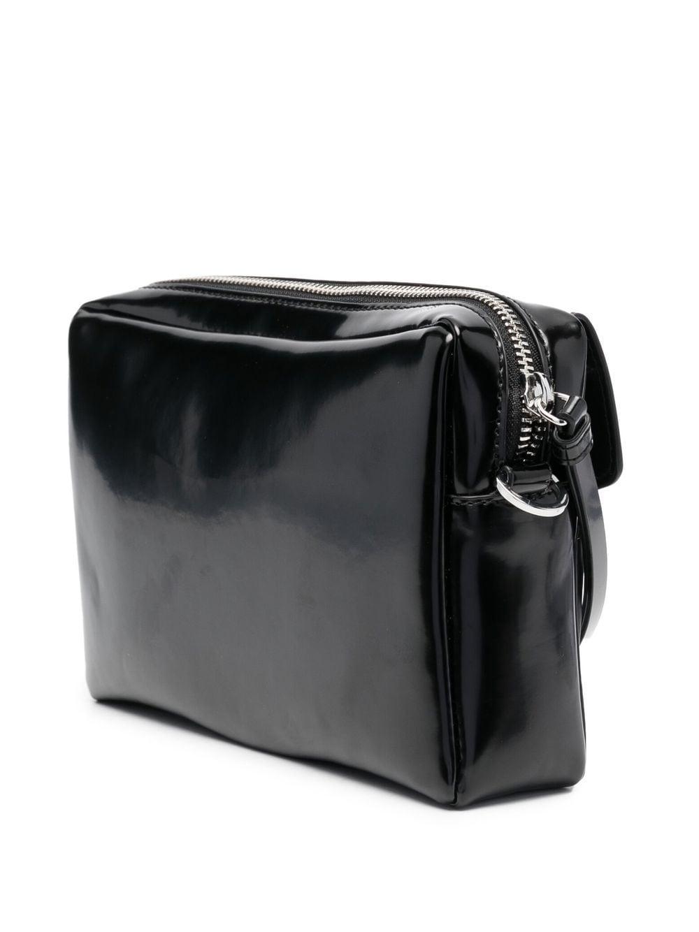 Bolso MSGM negro bandolera Flap Crossbody