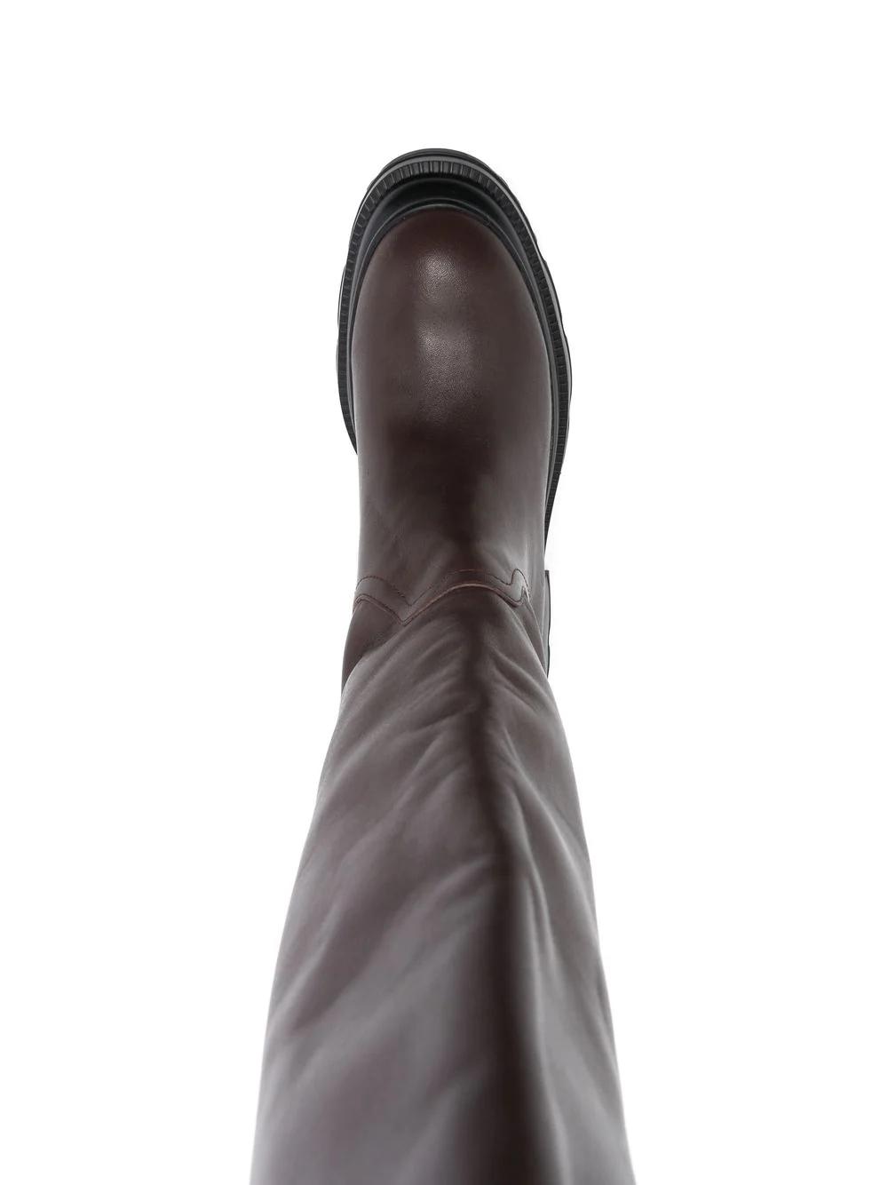Bota Karl Lagerfeld marrón Danton Riding Hi Boot