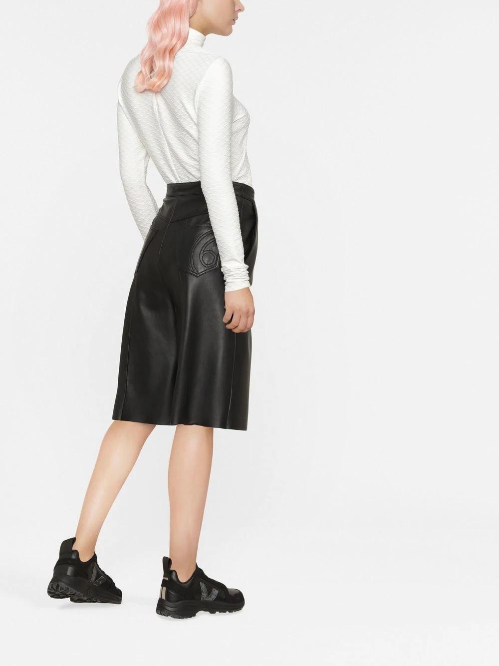 Top Karl Lagerfeld blanco slv texture mockneck top