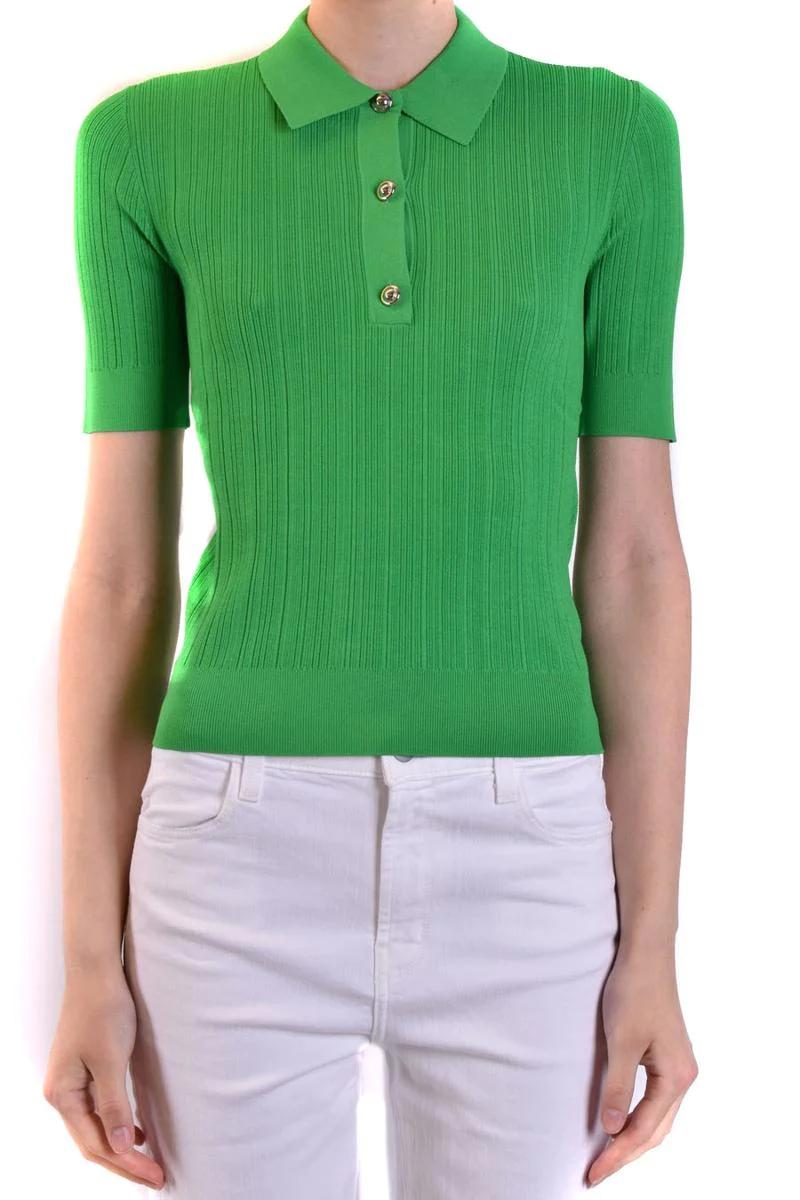Polo Michael Kors verde Button Polo Sweater