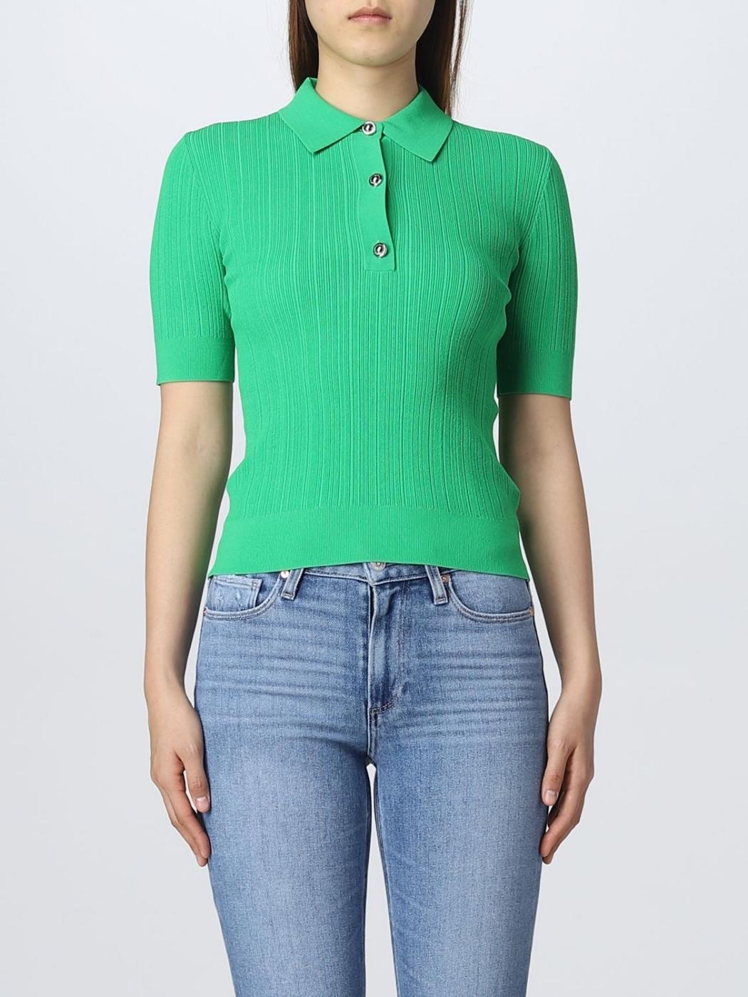 Polo Michael Kors verde Button Polo Sweater