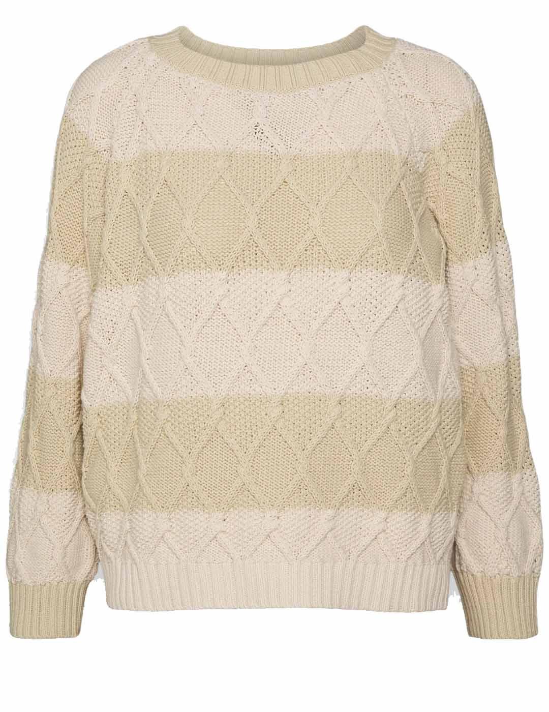 Jersey Max Mara Weekend beige bicolor Panino