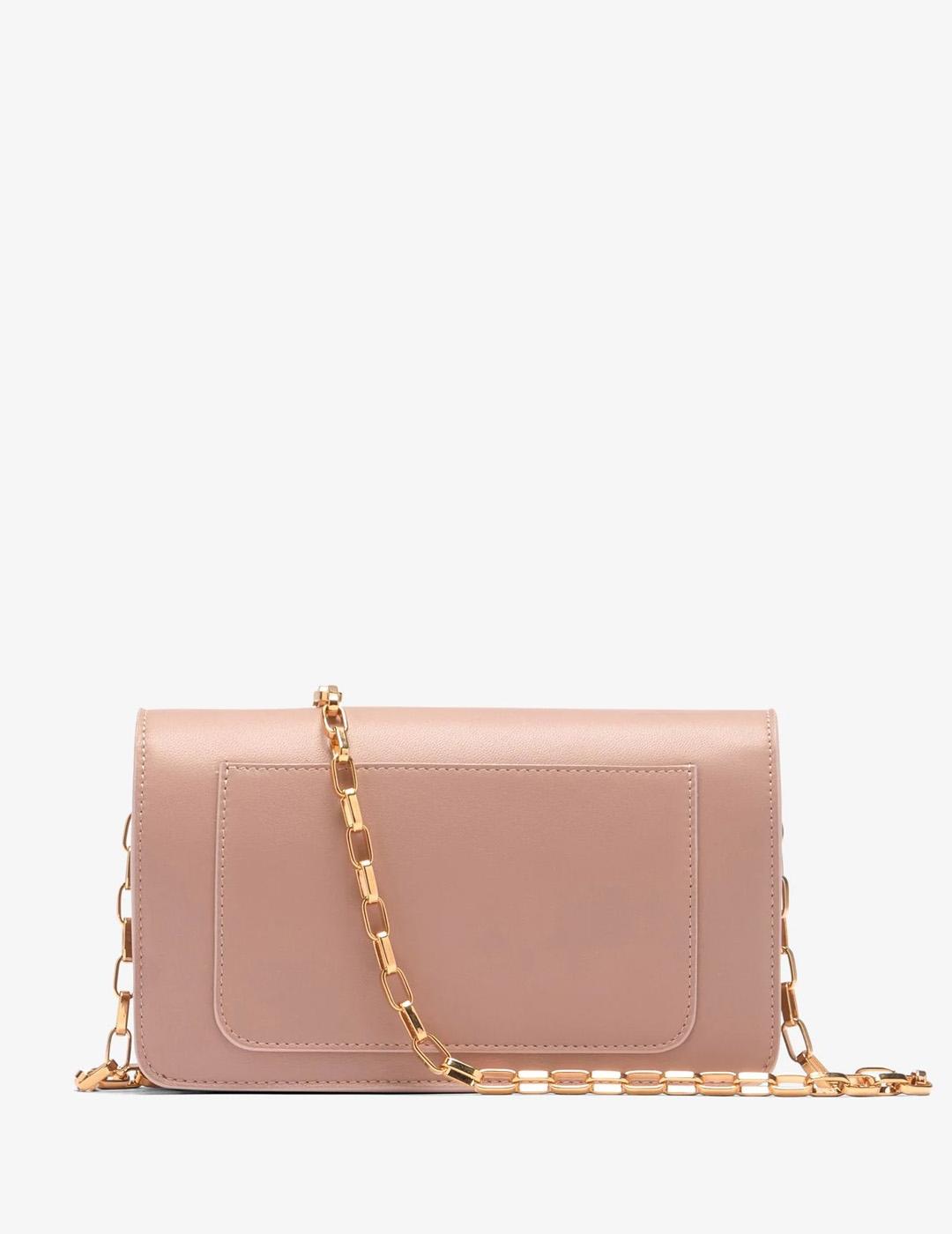 Bolso N21 pochette nude