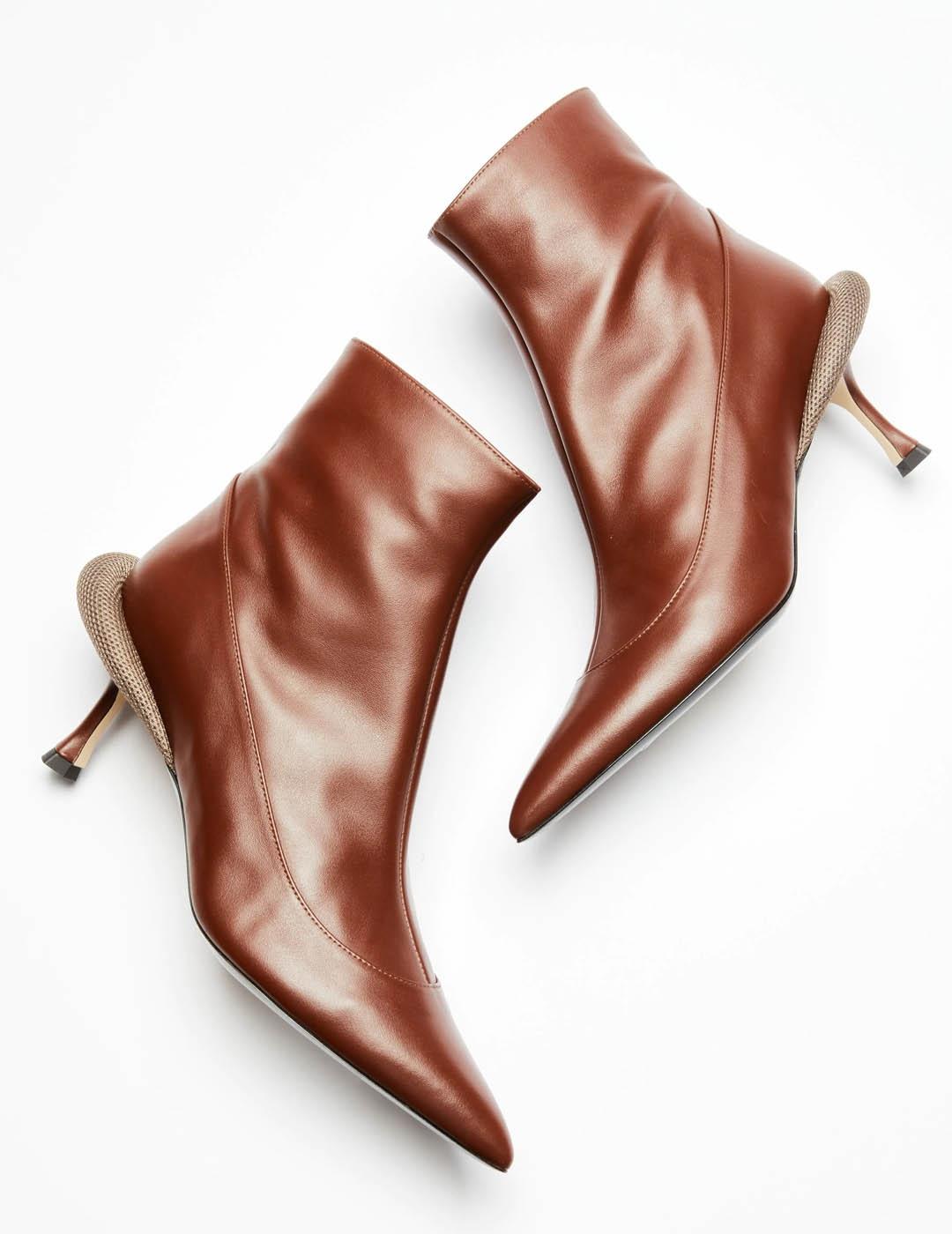 Botines N21 camel Ankle Boots Brown