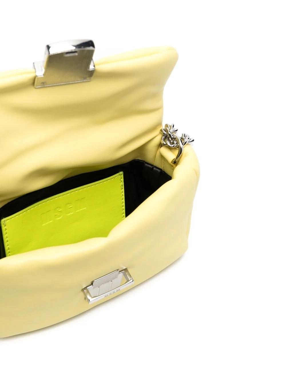 Bolso MSGM amarillo crossbody mini