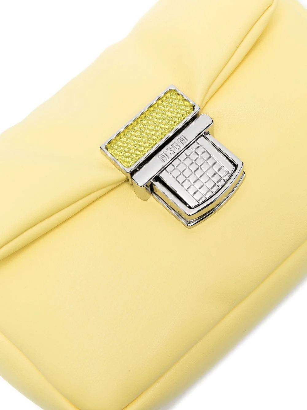 Bolso MSGM amarillo crossbody mini