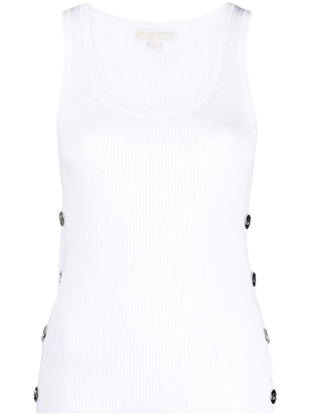 Camiseta corta Michael Kors Pullover Recycle blanc