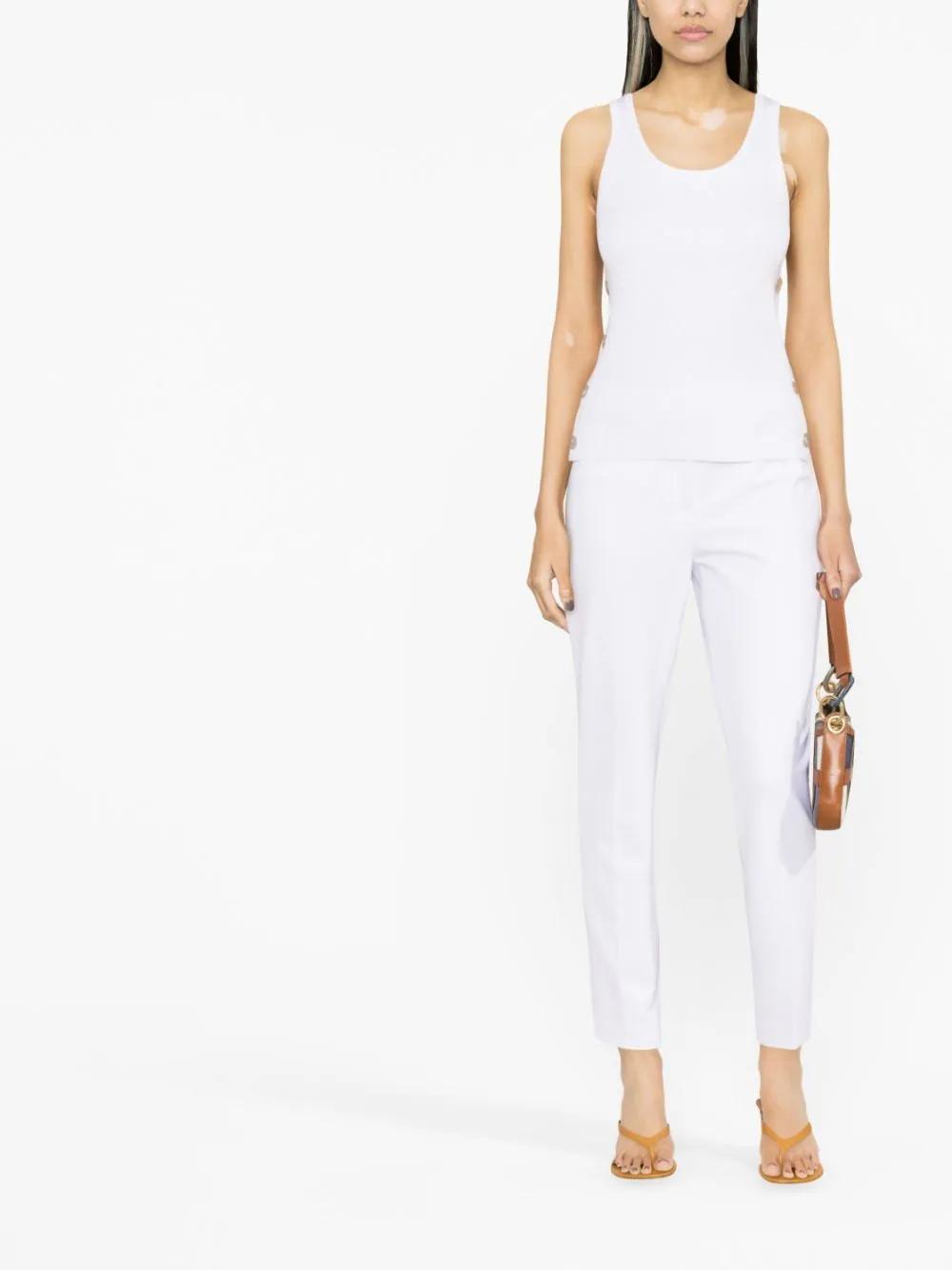 Camiseta corta Michael Kors Pullover Recycle blanc