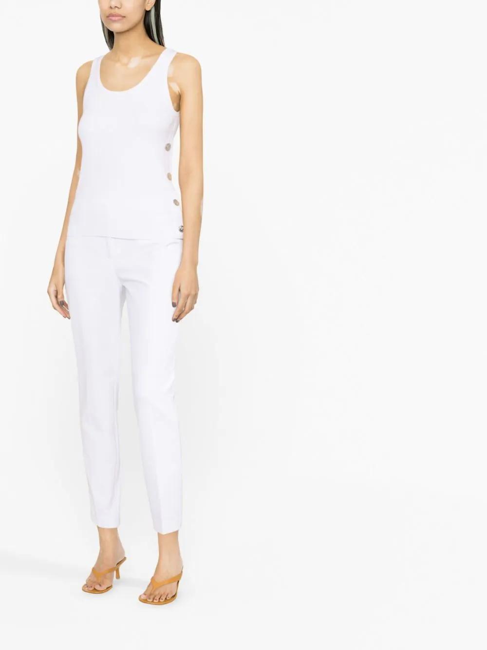 Camiseta corta Michael Kors Pullover Recycle blanc