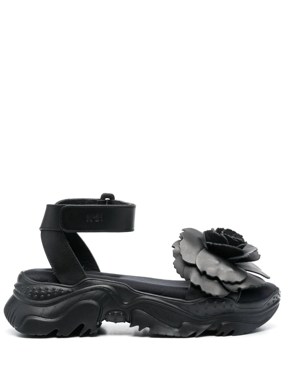 Sandalias N21 Rose Ibrid Negras