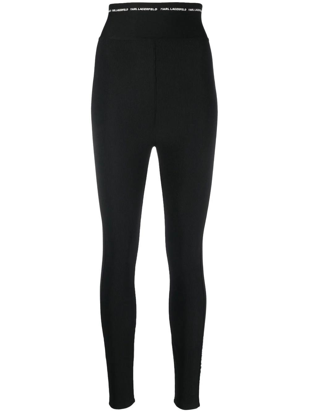 Legging Karl Lagerfeld Negra Punto