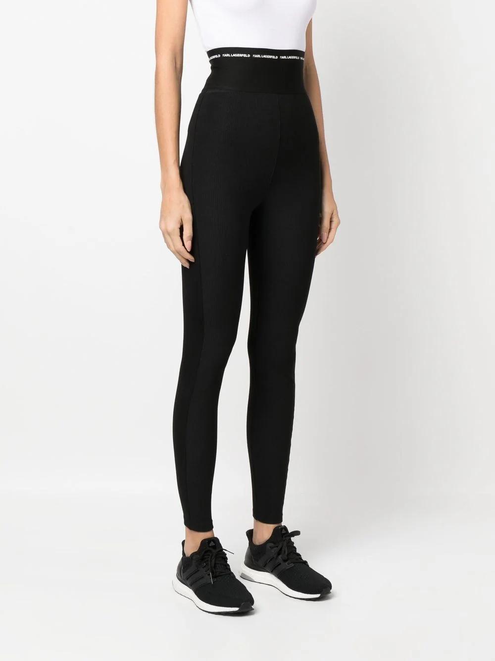 Legging Karl Lagerfeld Negra Punto