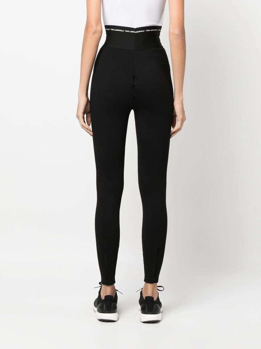 Legging Karl Lagerfeld Negra Punto
