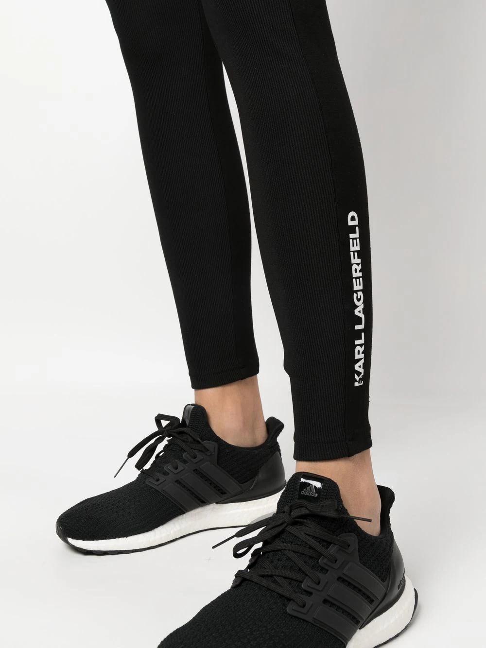 Legging Karl Lagerfeld Negra Punto