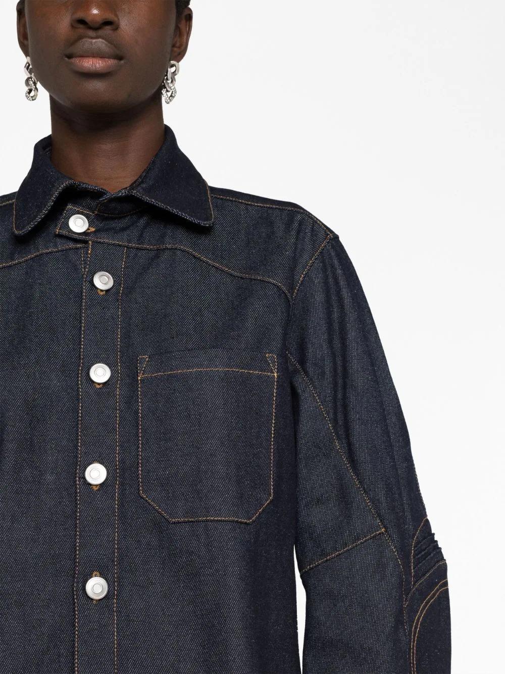 Camisa Coperni Denim Moto shirt