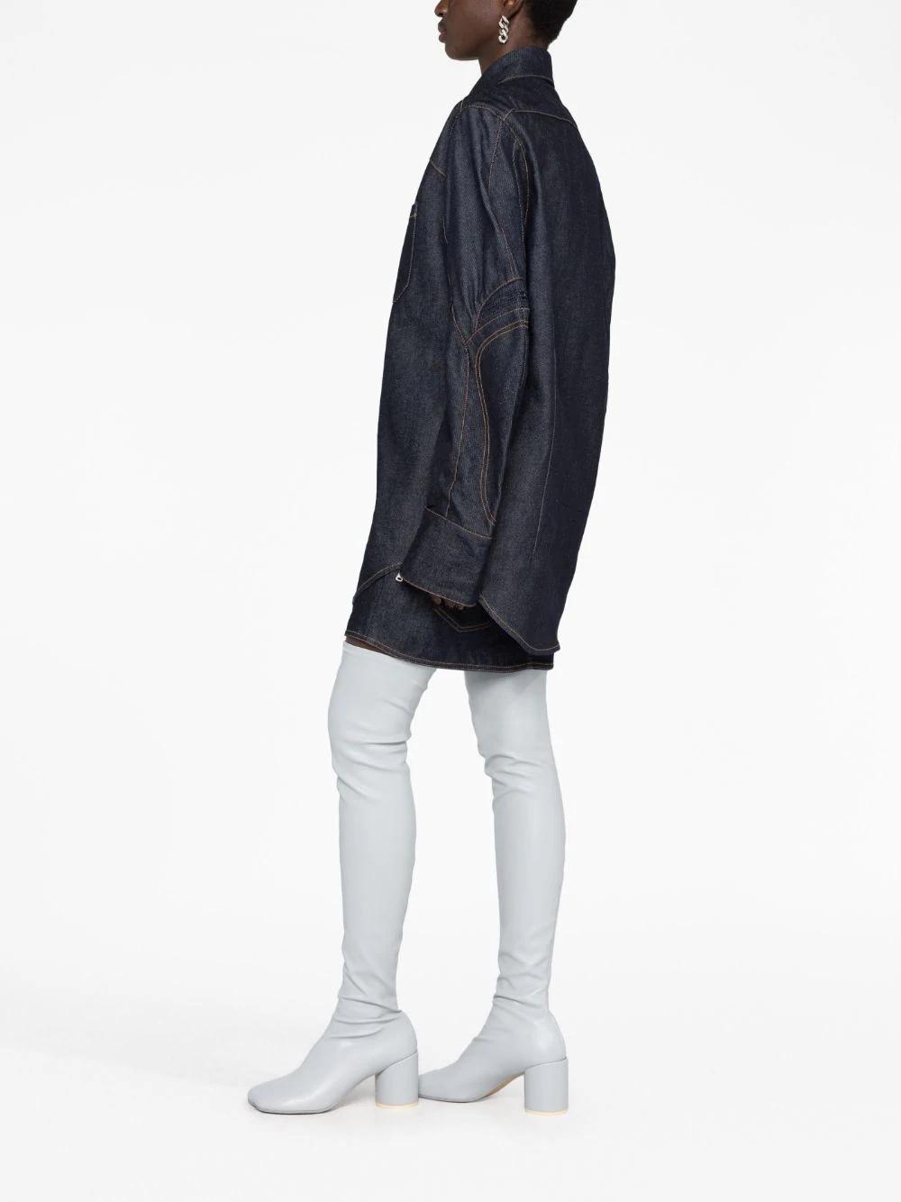 Camisa Coperni Denim Moto shirt