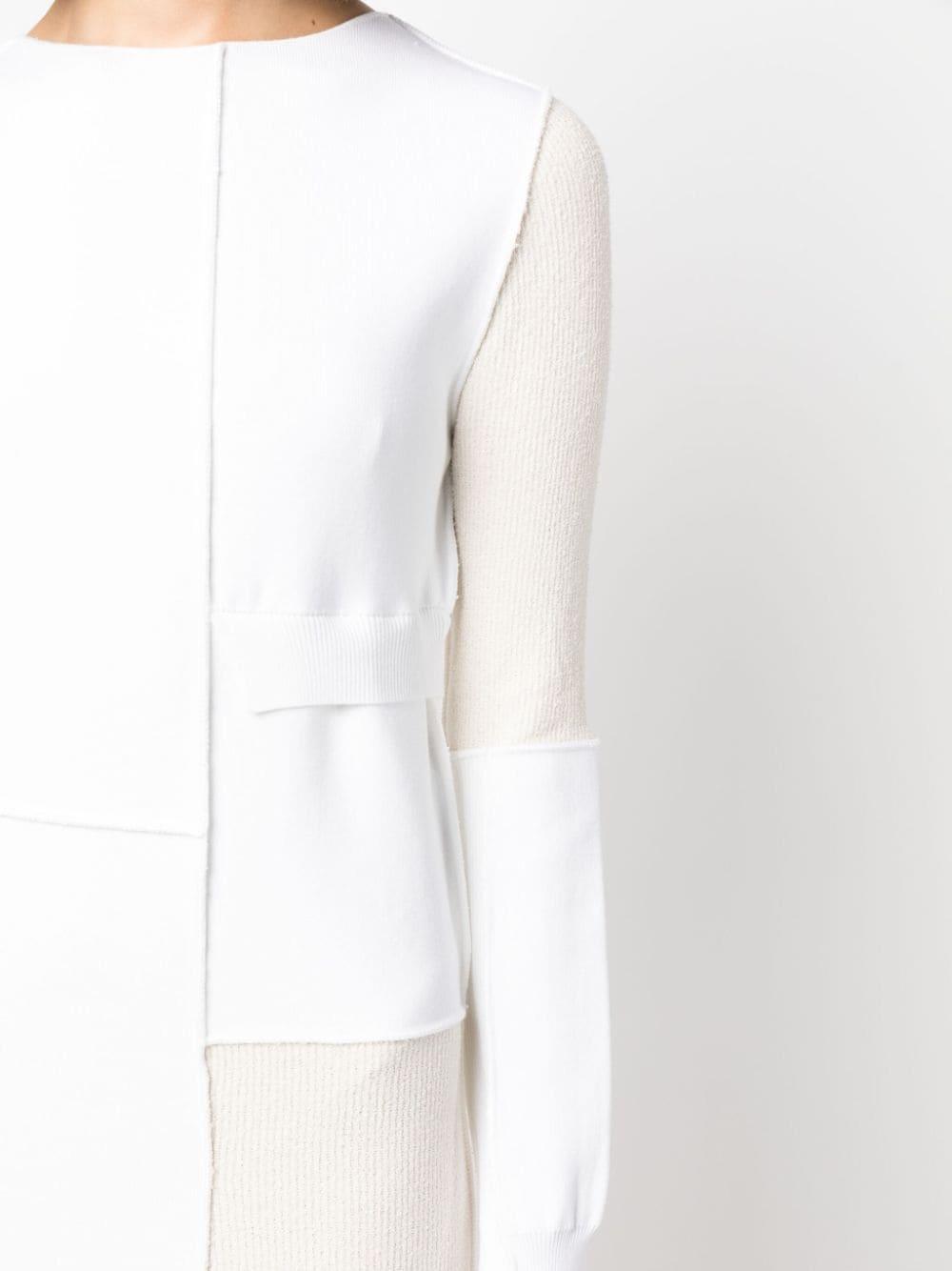 Vestido MM6 Blanco Midi Dress