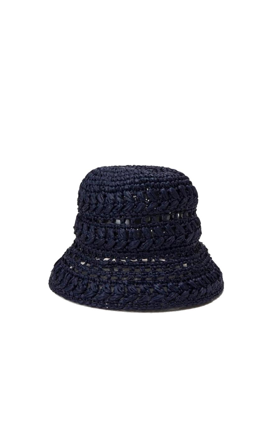 Sombrero MaxMara Weekend Adito Azul Marino
