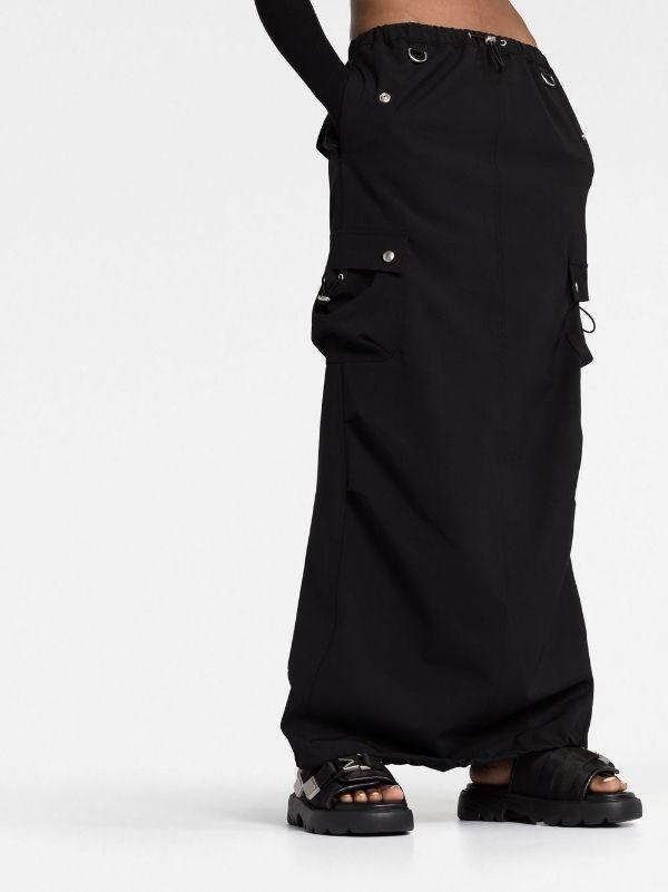 Falda Coperni cargo maxi negra
