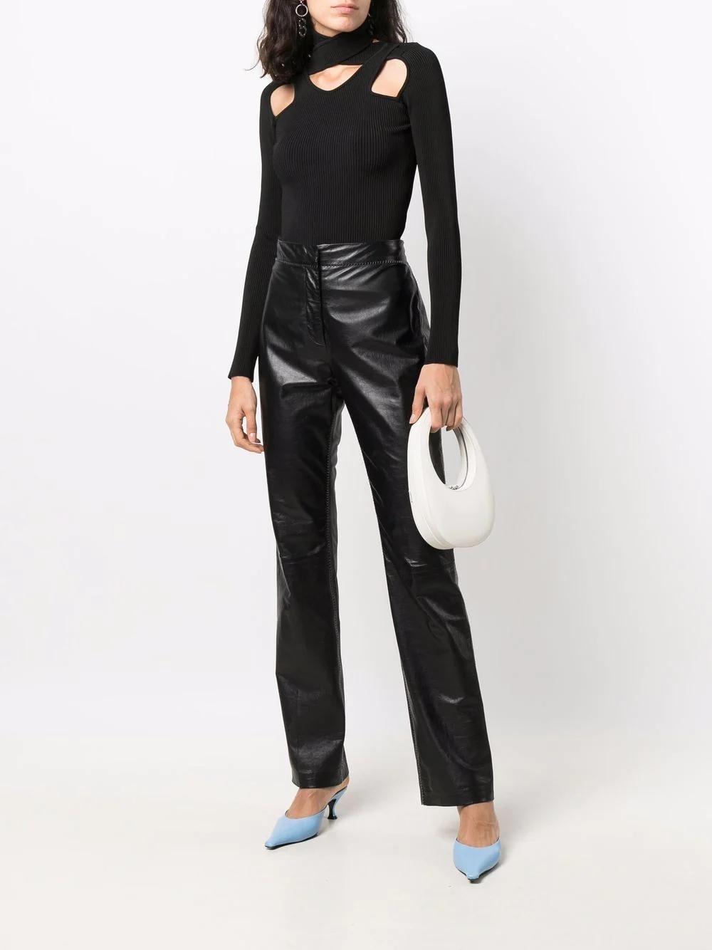 Jersey Coperni Cut Out Negro Canalé