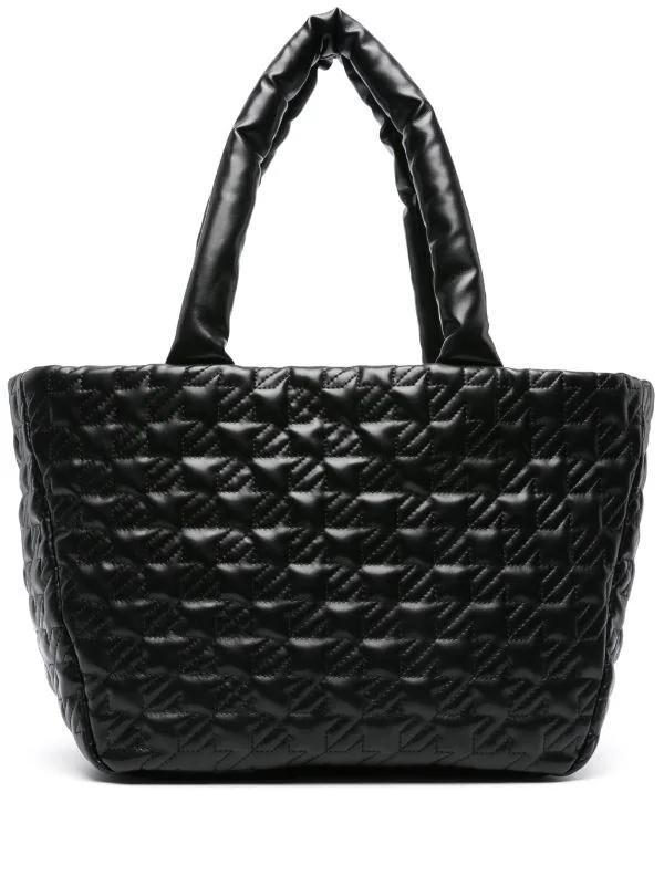 Bolso MSGM Tote Medium Puffy Clic Negro